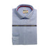 Semi Formal Sky Self Texture Shirt For Men's